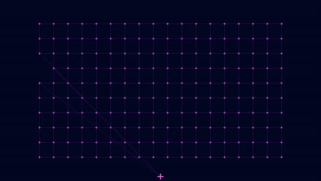 patrón de cuadrícula geométrica digital de fantasía con cruces de neón