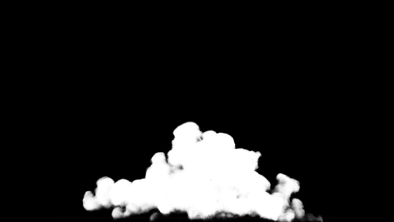 explosión de la bomba en la pantalla verde con matte blanco y negro. ilustración 3d