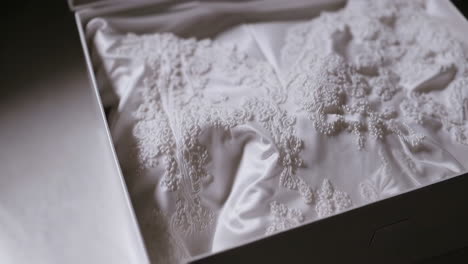 wedding dress in a box