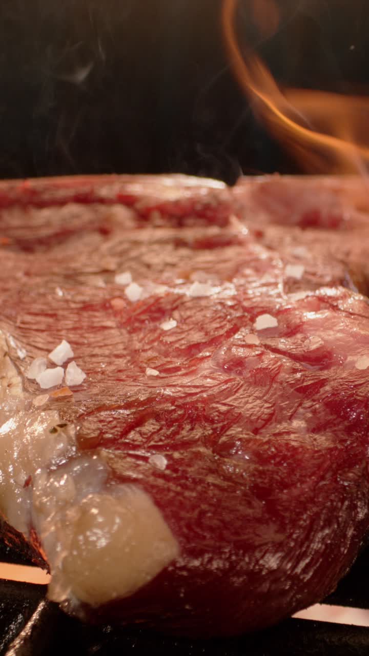 Grilled Steak with Salt