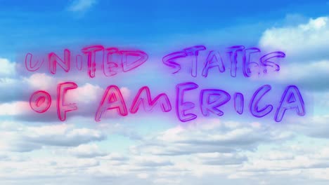 united states of america text