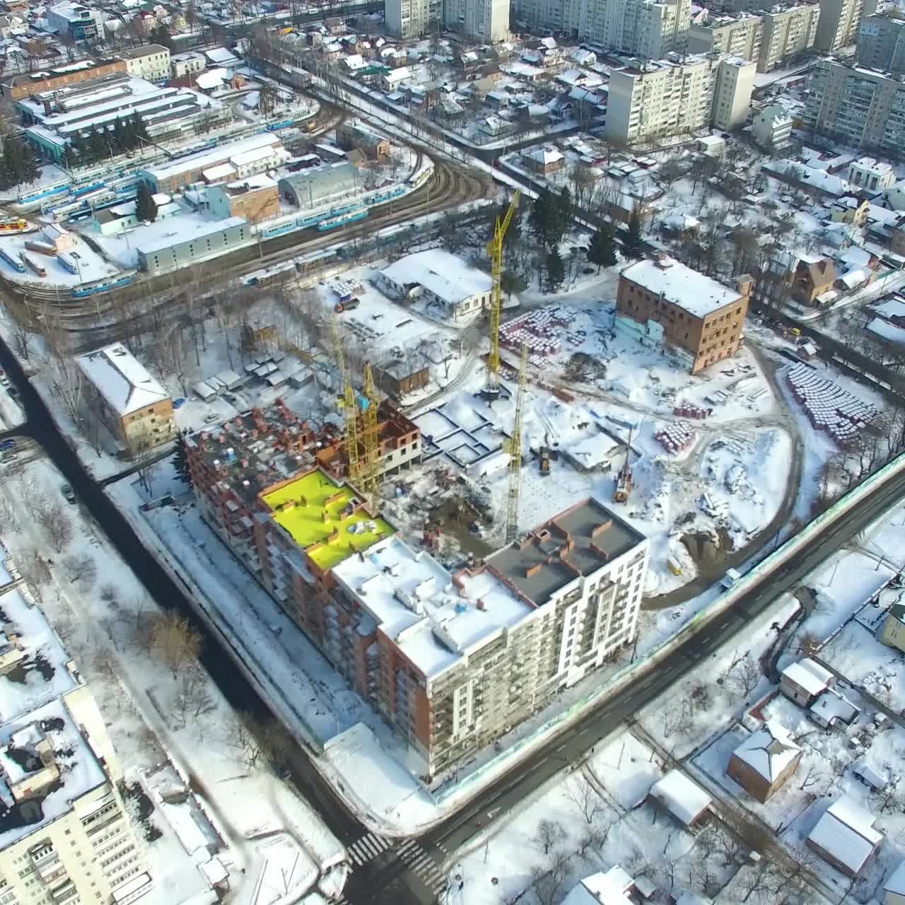 строящееся здание