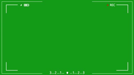 view finder green screen motion graphics