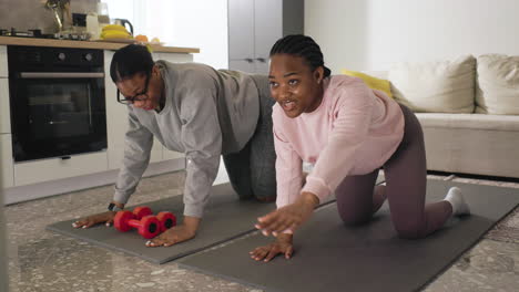 women doing sports in mat