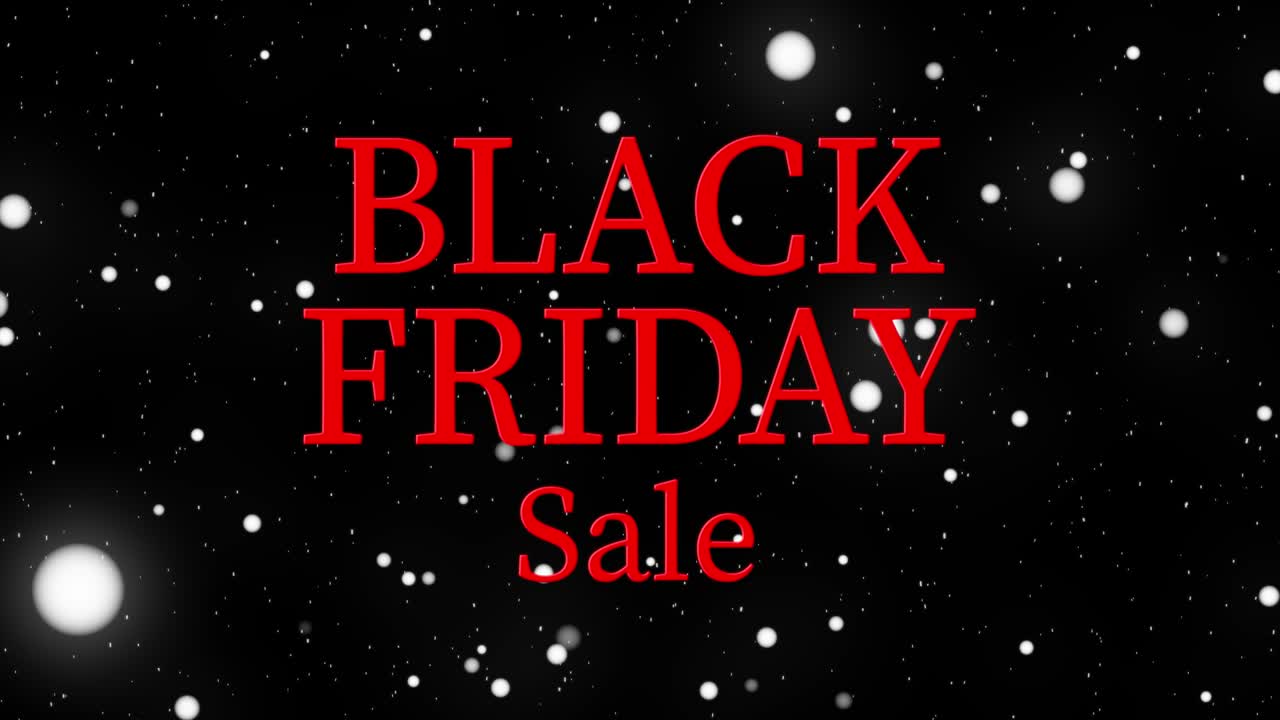 블랙 프라이데이 이벤트 텍스트 애니메이션 모션 그래픽