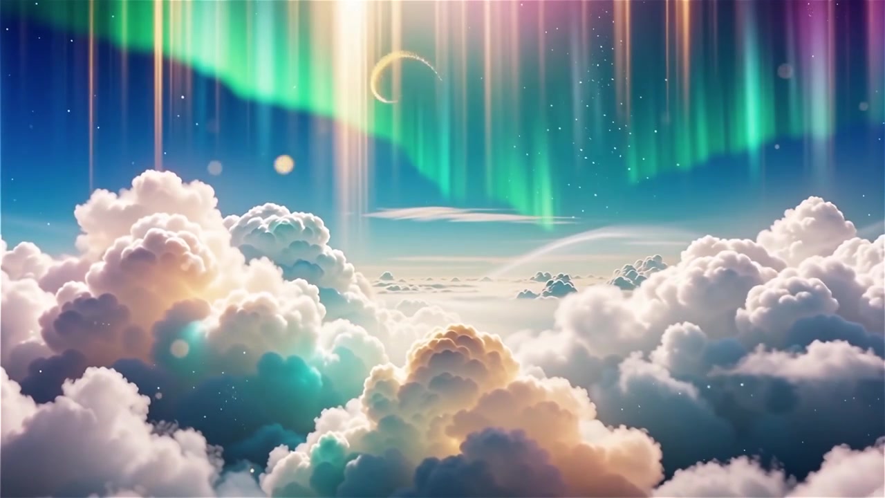 Sfondo di Adorazione Cristiana con Luce Celeste