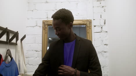 african american man looking at camera