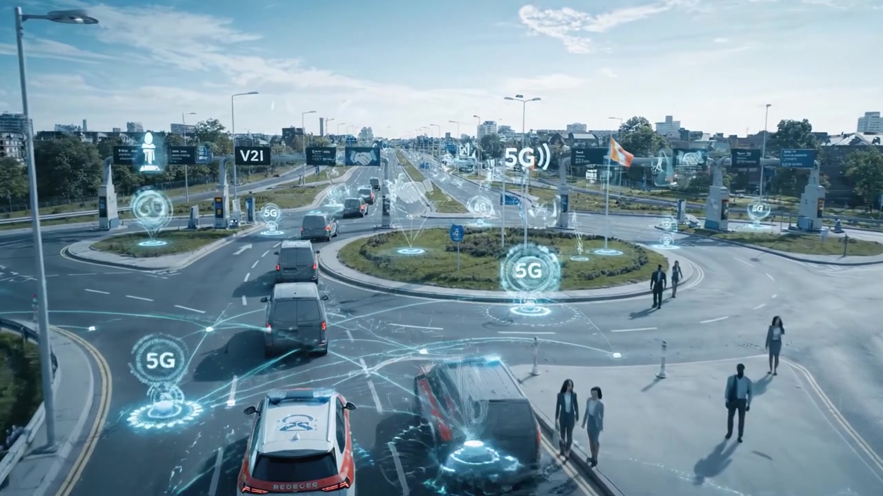 Sistema Innovativo di Gestione del Traffico che Utilizza la Connettività 5G per una Comunicazione Veicolare Intelligente Migliorata e Navigazione Autonoma su Strade Urbane.