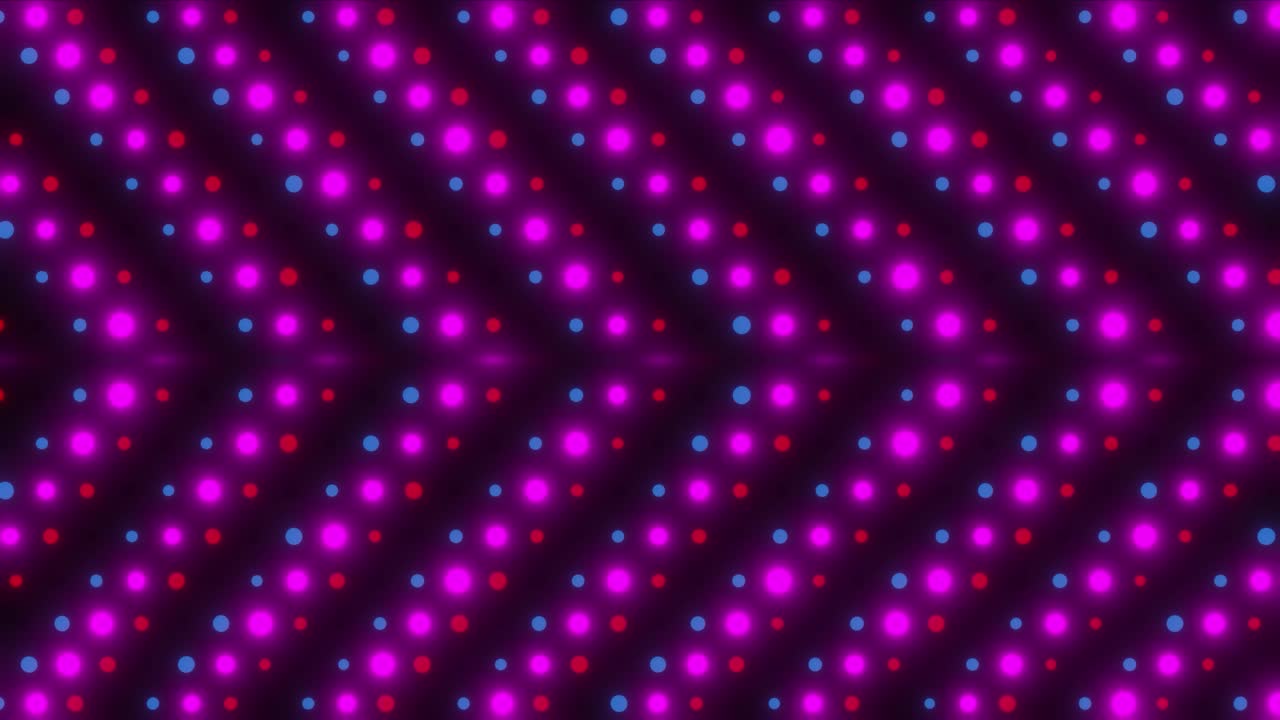 Colorful LED Light Pattern | Premium Stock Video Footage