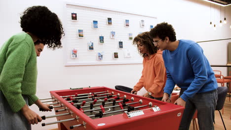 people playing indoors