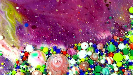 pintura de tinta de arte explotan difusión en la esfera