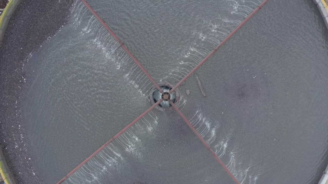 하수 시설, 공중 전망, 하수 청소, 정화 및 필터링