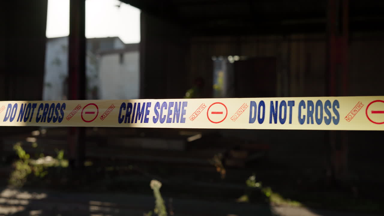 cinta de la escena del crimen