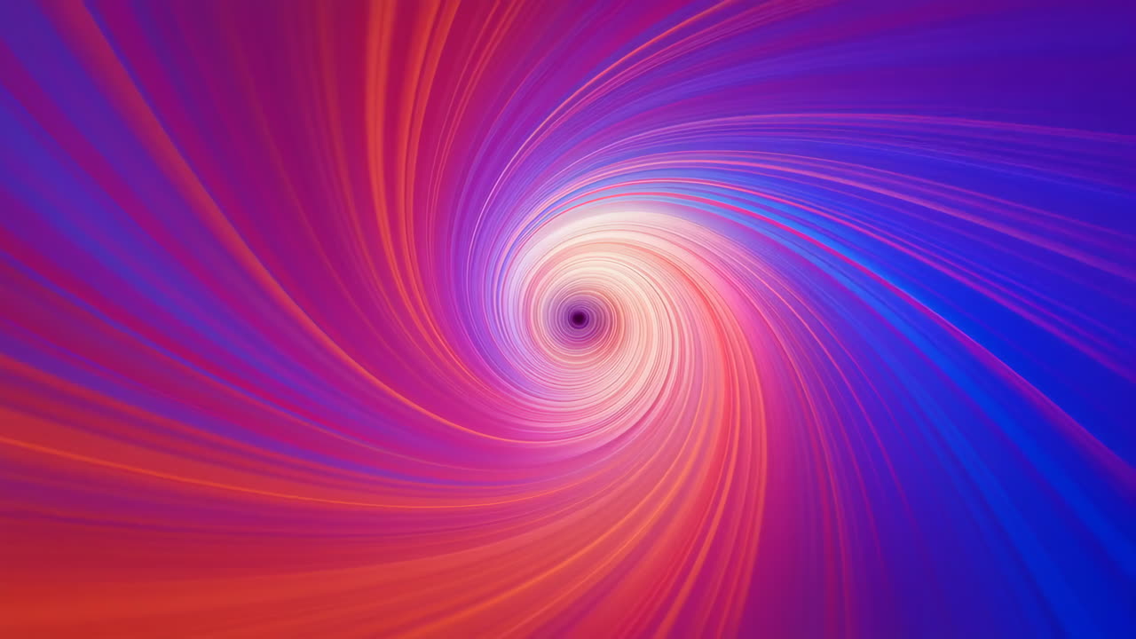 Vibrant Abstract Spiral Vortex