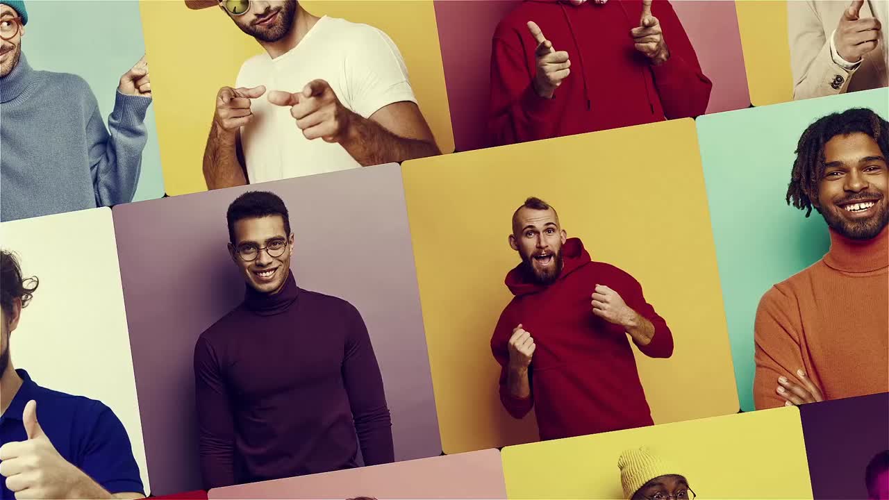 Mosaic logo opener with animated grid motion for stylish brand reveals
