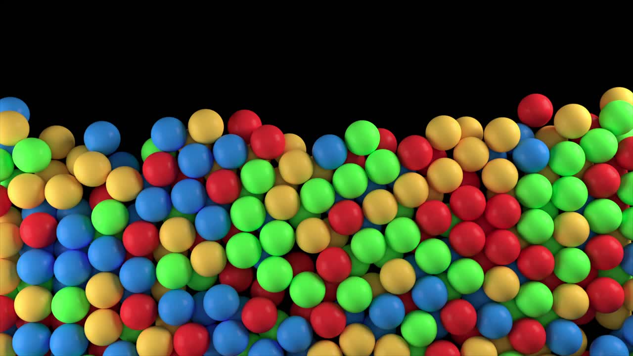 bolas de colores y patrones abstractos