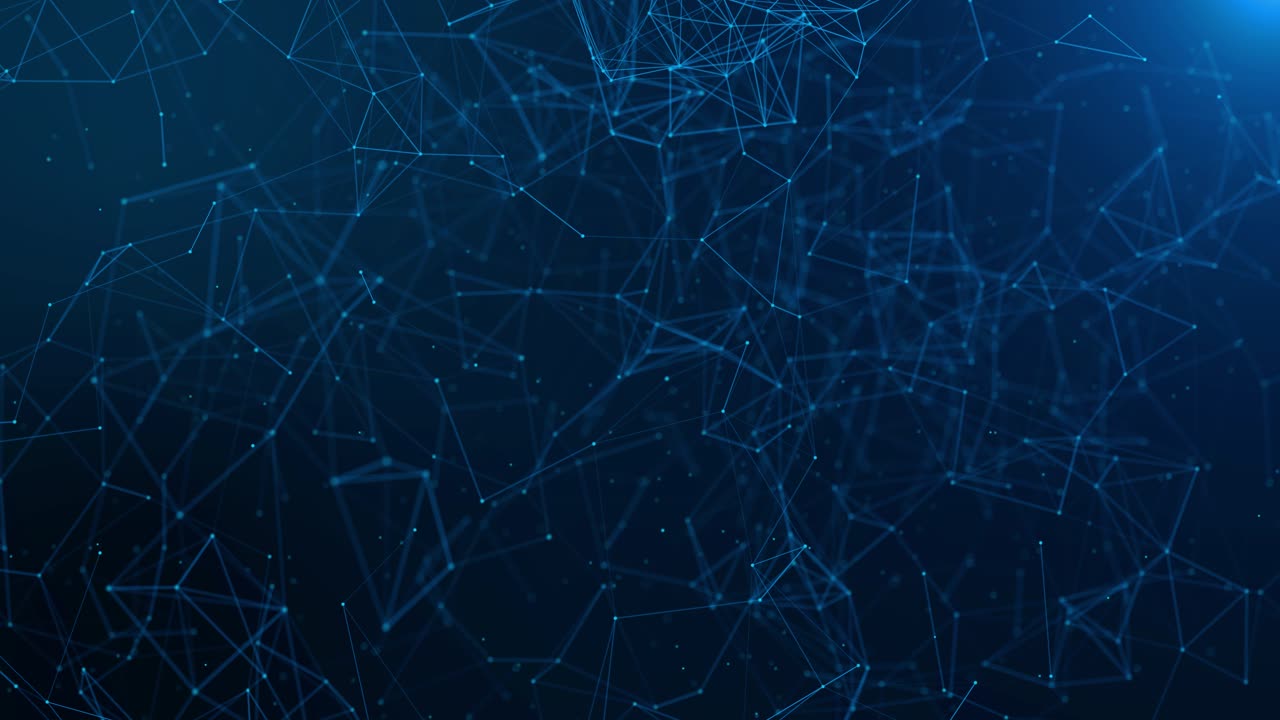 Plexus shapes connection and web concept digital communication technology background with lines and