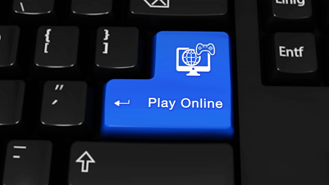 Play Online Button on Keyboard