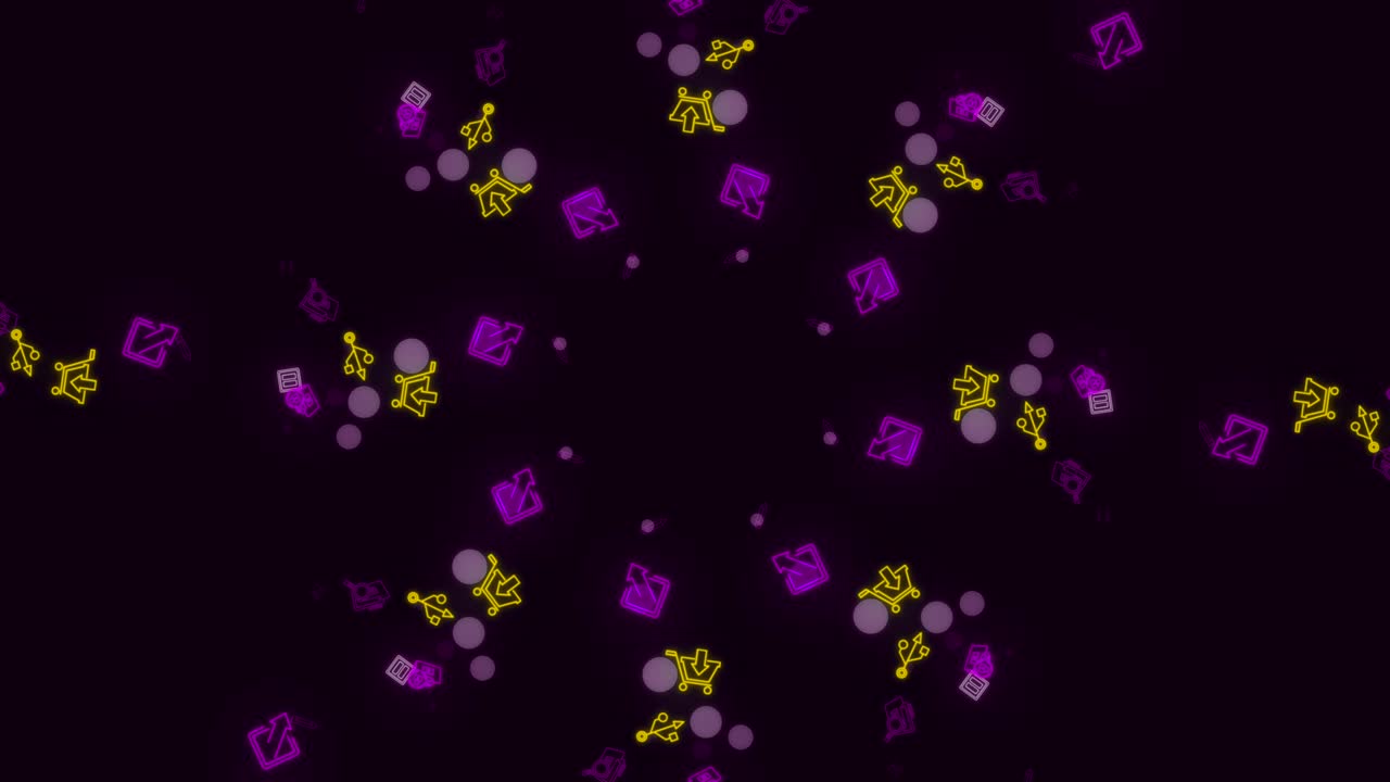 patrón abstracto geométrico de neón