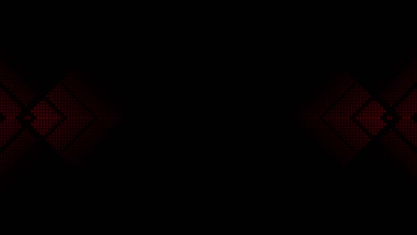 Red Dot Pattern on Black Background