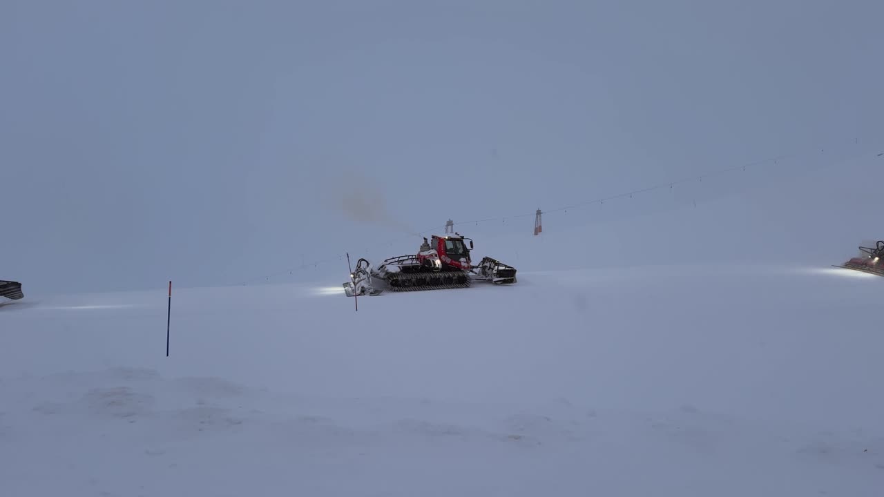 저녁 근무, 눈 제거 기계, 산업 직업