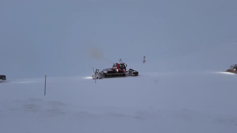 Evening-work-shift,-snow-clearing-machinery,-industrial-occupations