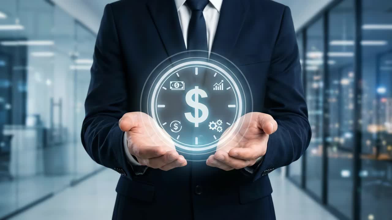 Il tempo è denaro - Concetto di business e finanza