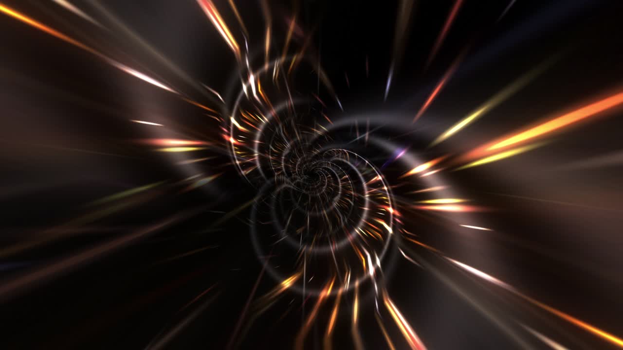 túnel de hiperespacio de luz de velocidad rápida. abstracto para el negocio de tecnología de comunicación de alta velocidad. 4k 3d movimiento de bucle sin fisuras velocidad de teletransporte salto en el espacio tiempo vórtice del ciberespacio.