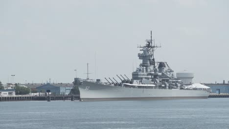 Ship-at-Independence-Seaport-Museum---Philadelphia,-PA---Ocean-and-Lake-Daytime-Shot