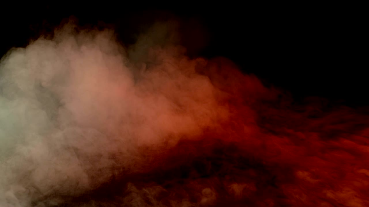 nubes de humo de hielo seco realista