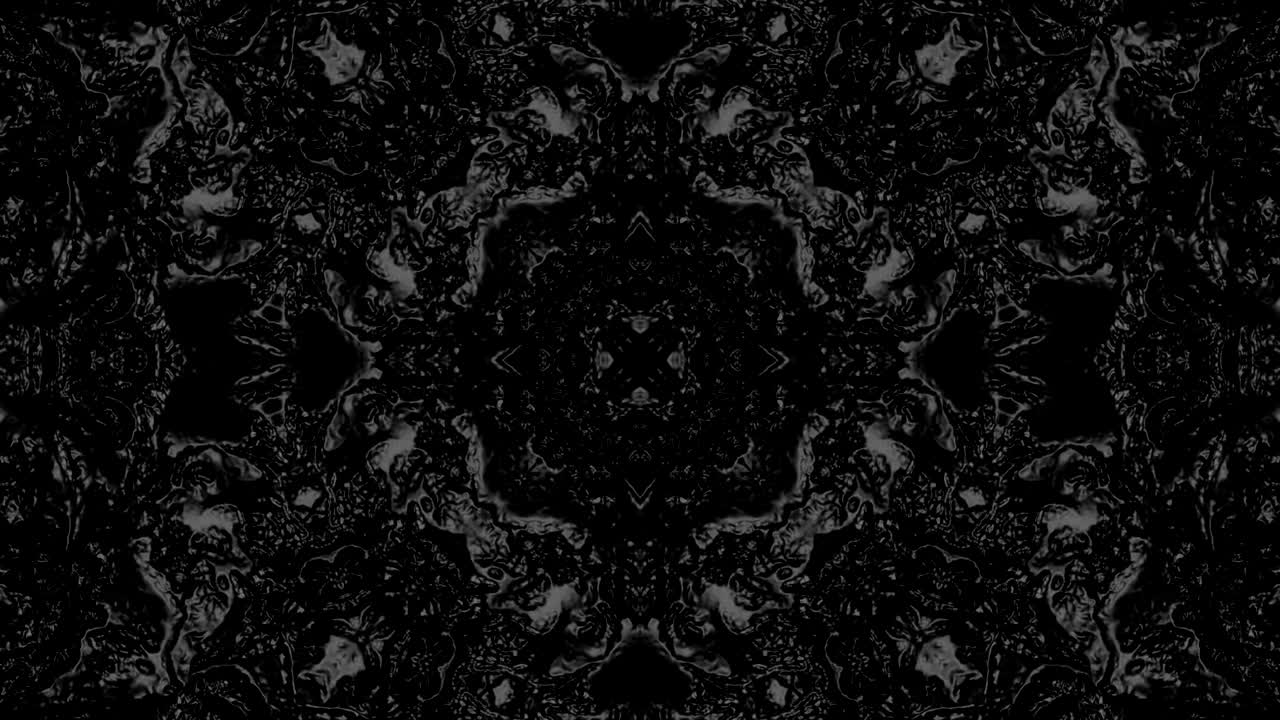 Caleidoscopio astratto bianco e nero