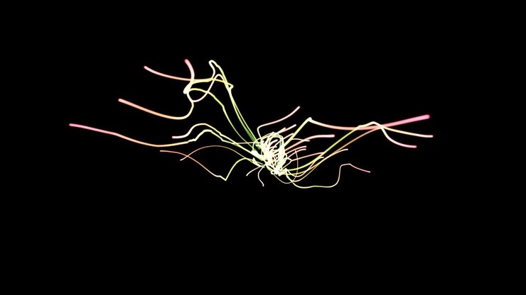 Abstrakte Linien VJ Loop 9