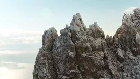 snowy mountain peaks