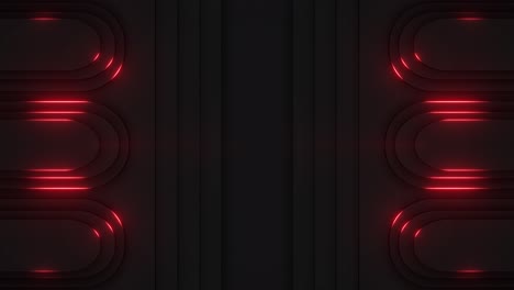 abstract dark background with red neon light