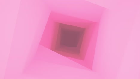 pink skewed squared endless tunnel