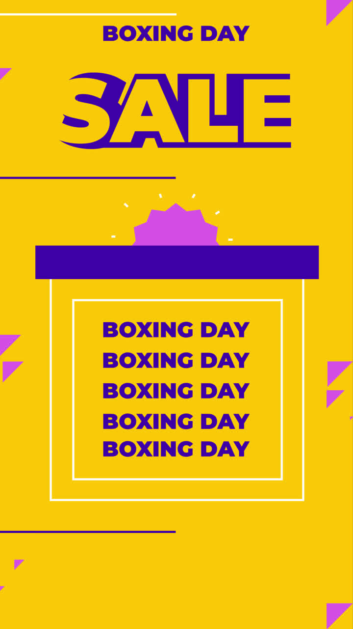 Boxing Day Sale Poster
