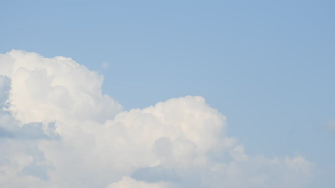 구름 형성의 시간 경과