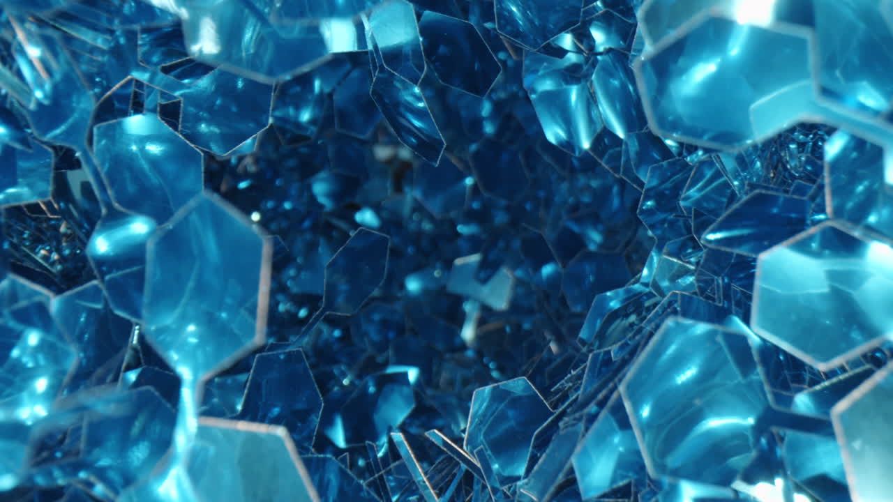 추상적인 파란색 기하학적 패턴