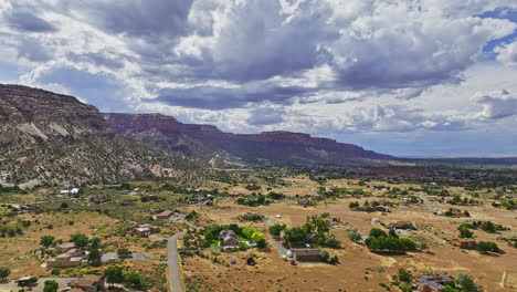 drone flyby of the entrance to colorado national monument