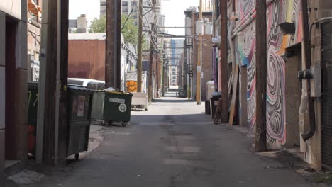 tacking through denver colorado alley