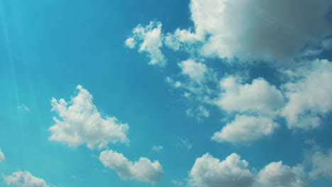 clouds background. blue sky time lapse. timelapse of white clouds on sky