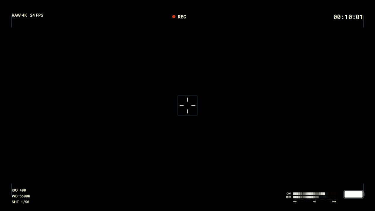Digital Camera Recording Interface Overlay