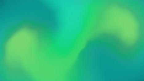 animation of blurred green clouds moving on green background