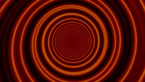 animation of glowing red orange tunnel like spiral