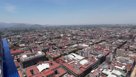 ciudad de méxico vista desde la plataforma de observación de la torre latinoamericana en el centro de la ciudad