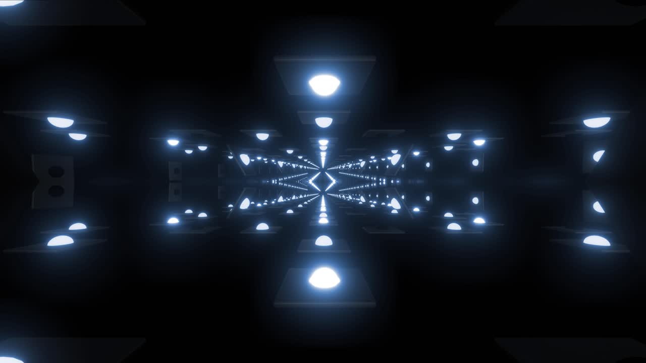 túnel de resplandor abstracto