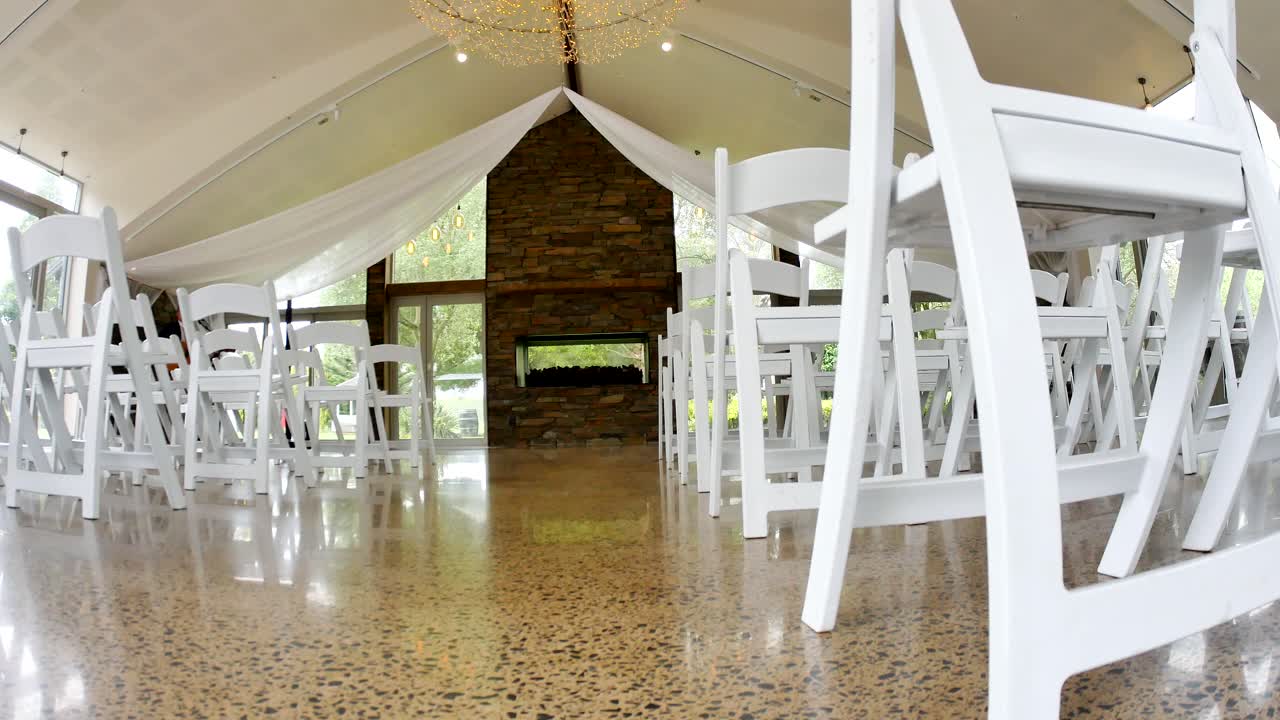 결혼식 장소 또는 예배당 샷