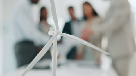 Business-people,-meeting-and-windmill-for-eco