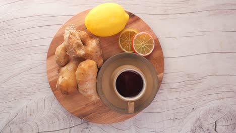 ginger lemon tea