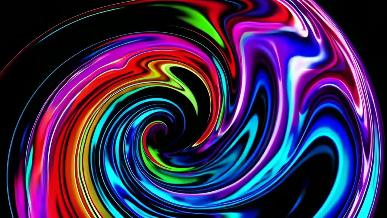 Abstract Coloroso disegno a spirale vorticosa